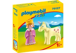Produktbild von Playmobil 70127 1-2-3   Prinzessin mit Einhorn