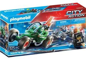 Produktbild von Playmobil 70577  City Action  Polizei-Kart: Verfolgung des Tresorräubers