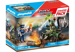 Produktbild von Playmobil 70817  City Action Starter Pack Polizei Gefahrentraining