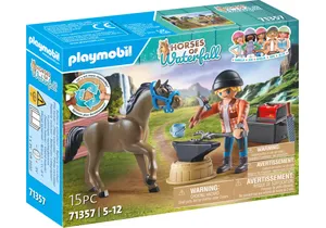 Playmobil 71357 Horses of Waterfall Hufschmied Ben & Achilles