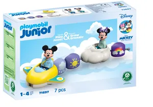 Produktbild von Playmobil 71697 Junior Disney  Micky Maus & Minnie Maus Wolkenflug