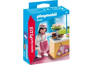 Produktbild von Playmobil 9097  Special Plus  Konditorin mit Kuchentheke