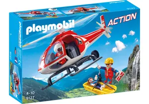 Produktbild von Playmobil 9127  Action  Bergretter Helikopter
