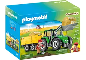 Playmobil 9317 Country Traktor mit Anhänger