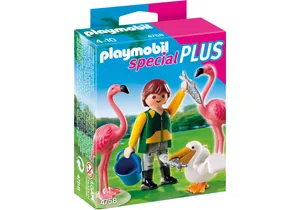 Produktbild von Playmobil 4758  Special Plus  Tierpfleger mit exotischen Vögeln