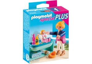 Produktbild von Playmobil 5368  Special Plus  Mutter mit Baby-Wickeltisch