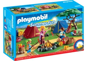 Produktbild von Playmobil 6888  Summer Fun  Zeltlager mit LED-Lagerfeuer