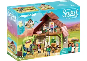 Produktbild von Playmobil 70118  Spirit  Stall mit Lucky, Pru & Abigail