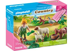 Produktbild von Playmobil 70608  Country Geschenkset Bäuerin mit Weidetieren