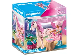 Produktbild von Playmobil 70658  Fairies  Einhorn mit Pflege-Fee
