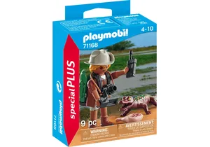 Produktbild von Playmobil 71168  Special Plus  Forscher mit jungem Kaiman
