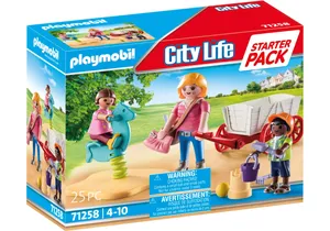 Playmobil 71258 City Life Starter Pack Erzieherin mit Bollerwagen