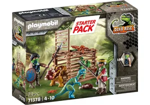 Produktbild von Playmobil 71378  Dino Rise Starter Pack Befreiung des Triceratops