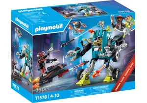 Produktbild von Playmobil 71578   Promo Pack Roboter vs. Fluggleiter