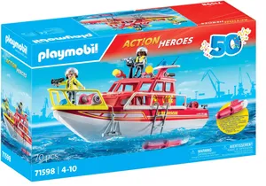 Produktbild von Playmobil 71598  Action Heroes  Feuerlöschboot