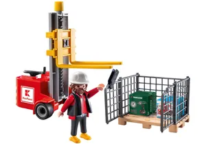 Produktbild von Playmobil 71898  Kaufland  Gabelstapler