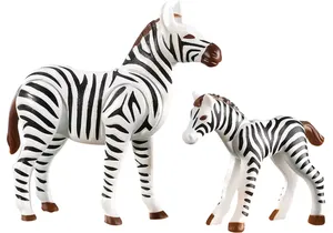 Produktbild von Playmobil 7898  Wild Life  Zebra mit Fohlen (Folienverpackung)