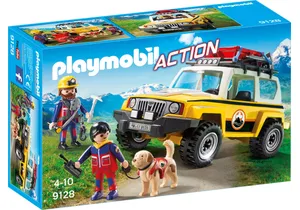 Produktbild von Playmobil 9128  Action  Bergretter Einsatzfahrzeug