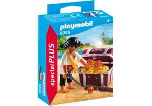 Produktbild von Playmobil 9358  Special Plus  Pirat mit Schatzkiste