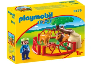 Produktbild von Playmobil 9378 1-2-3   Löwengehege