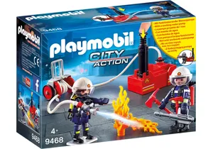 Produktbild von Playmobil 9468  City Action  Feuerwehrmänner mit Löschpumpe