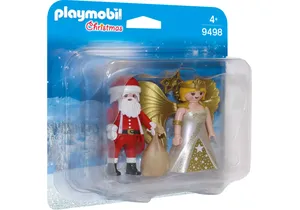 Produktbild von Playmobil 9498  Christmas DuoPack Weihnachtsmann und Engel