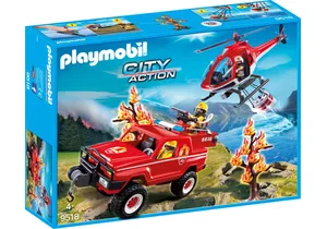 Produktbild von Playmobil 9518  City Action  Feuerwehr-Waldbrandeinsatz