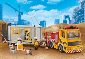 Produktbild von Playmobil 9898  City Action  Tieflader mit Container (Folienverpackung)