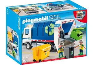 Produktbild von Playmobil 4129  City Life  Recycling-Fahrzeug mit Blinklicht