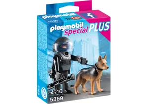 Produktbild von Playmobil 5369  Special Plus  SEK Polizist mit Hund