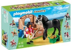 Produktbild von Playmobil 5519  Country  Friese mit braun-beiger Pferdebox