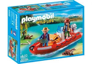 Produktbild von Playmobil 5559  Wild Life  Schlauchboot mit Wilderern