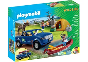 Playmobil 5669 Wild Life Campingausflug mit Pick-Up