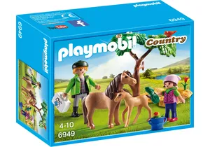 Produktbild von Playmobil 6949  Country  Ponymama mit Fohlen