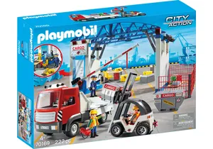 Produktbild von Playmobil 70169  City Action  Cargo-Halle mit Transportfahrzeugen