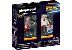 Produktbild von Playmobil 70459  Back to the Future  Marty McFly und Dr. E. Brown 1955