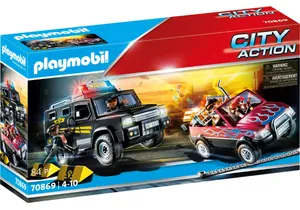 Produktbild von Playmobil 70869  City Action  SEK Verfolgungsjagd der Bankräuber