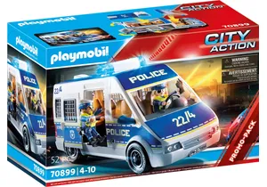 Produktbild von Playmobil 70899  City Action Promo Pack Polizei-Mannschaftswagen mit Licht und Sound