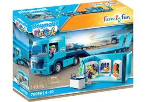 Produktbild von Playmobil 70959  Family Fun  PLAYMOBIL-FunPark Tieflader mit Container