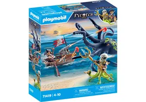 Produktbild von Playmobil 71419  Pirates  Kampf gegen den Riesenoktopus