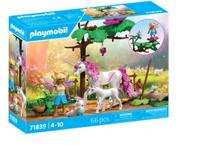 Produktbild von Playmobil 71839  Magic Unicorns  Zauberhafter Einhorn-Stall für Mama und Fohlen