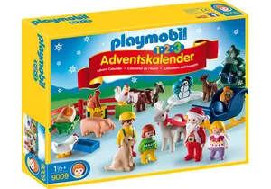 Produktbild von Playmobil 9009 1-2-3  Adventskalender Weihnacht auf dem Bauernhof