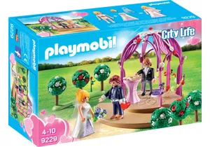 Produktbild von Playmobil 9229  City Life  Hochzeitspavillon mit Brautpaar