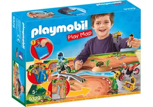 Produktbild von Playmobil 9329   Play Map Motocross
