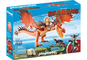 Produktbild von Playmobil 9459  Dragons  Rotzbakke und Hakenzahn