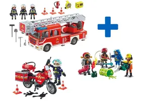 Produktbild von Playmobil PM2501A  City Action Bundle Feuer-Helden: Das Einsatzteam