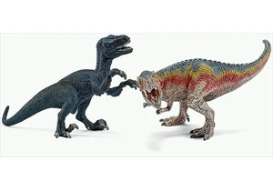 Produktbild von Schleich 42216  Dinosaurs  T-Rex und Velociraptor, klein