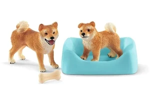Produktbild von Schleich 42479  Farm World  Shiba Inu Mutter und Welpe