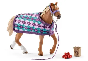 Produktbild von Schleich 42360  Horse Club  Englisches Vollblut mit Decke