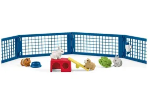 Schleich 42500 Farm World Zuhause für Kaninchen und Meerschweinchen